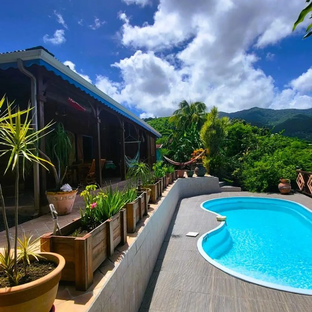 Villa Ti'Roucou 3 Etoiles - Vue Mer Et Piscine Privee Sans Vis A Vis Bouillante Holiday home